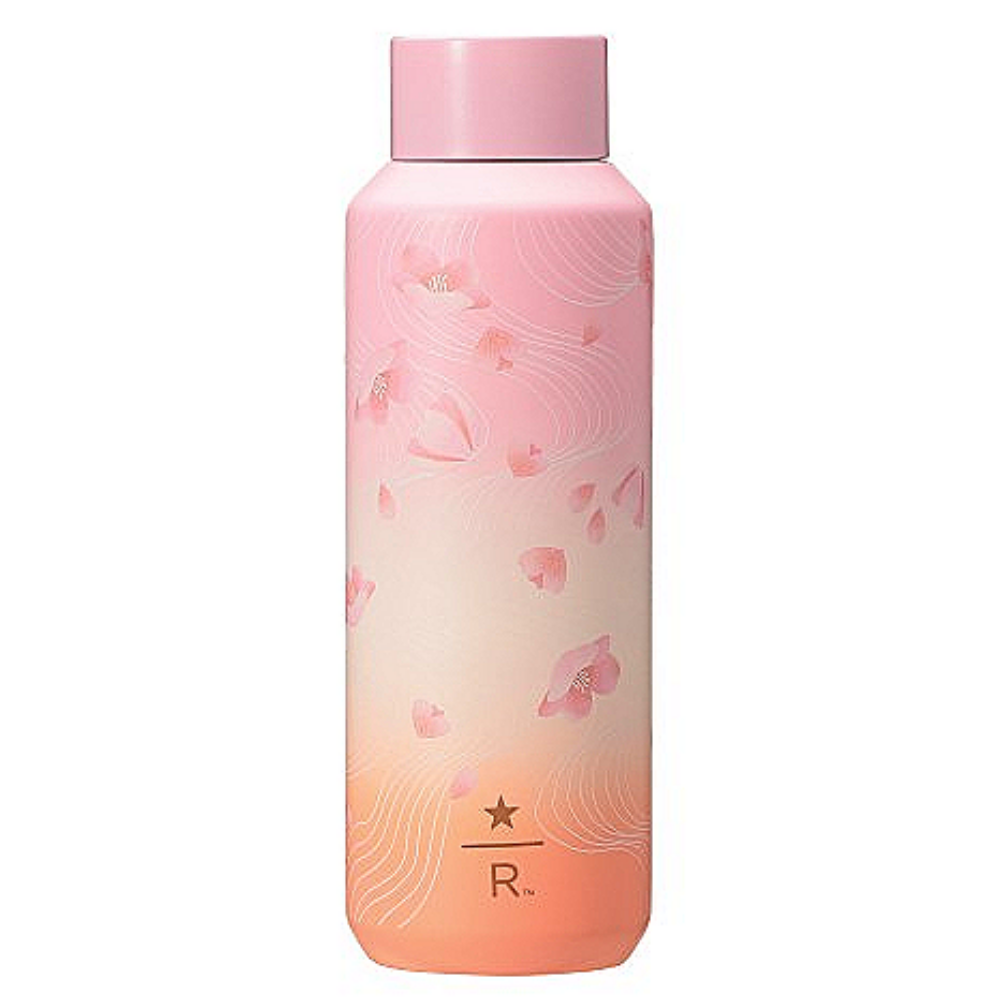 일본 스타벅스 리저브 2025 벚꽃 사쿠라 스테인리스 병 그라데이션 473ml - 상품 이미지