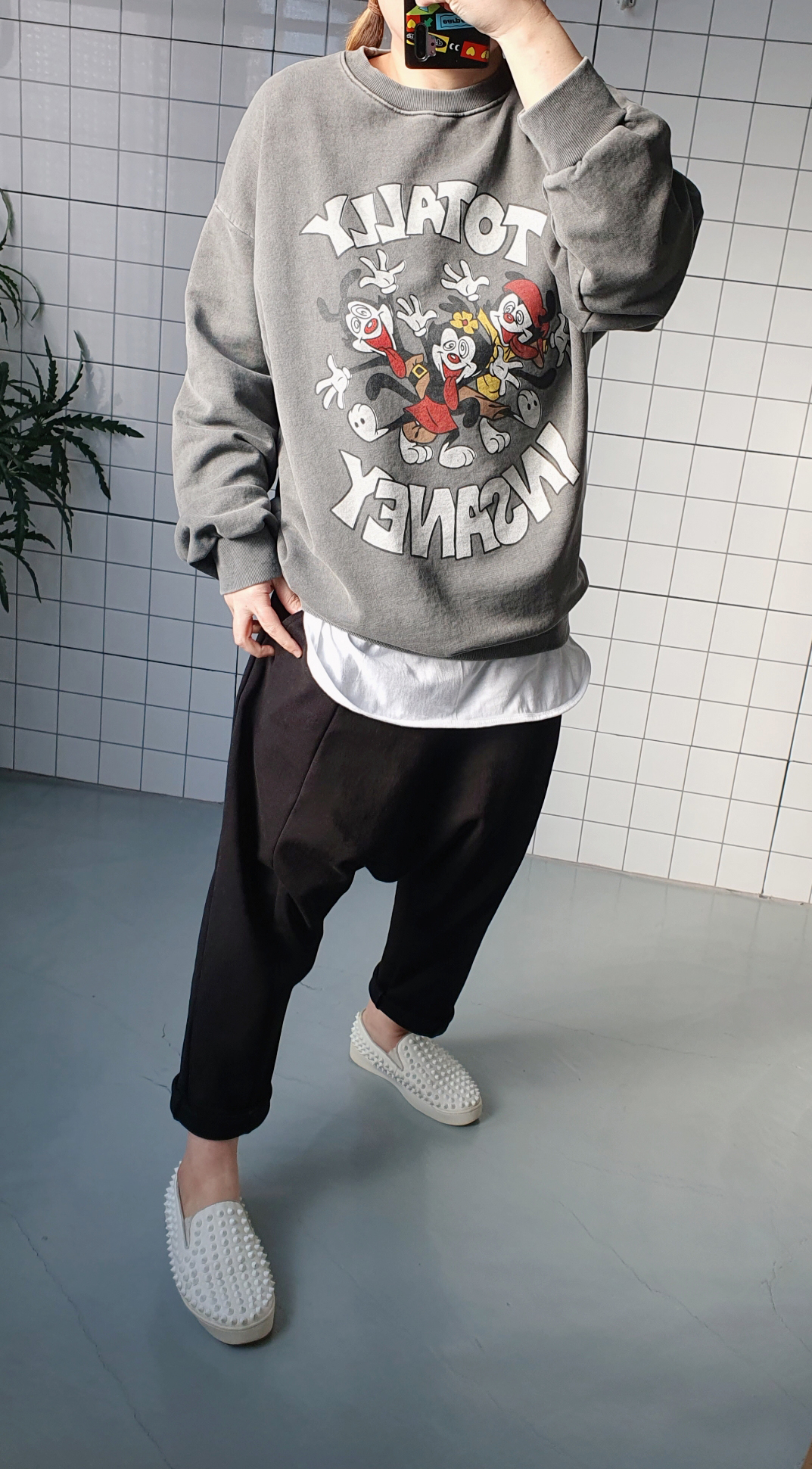 (무배) 자체제작 망고땡 배기 바지 - 상세 이미지 4