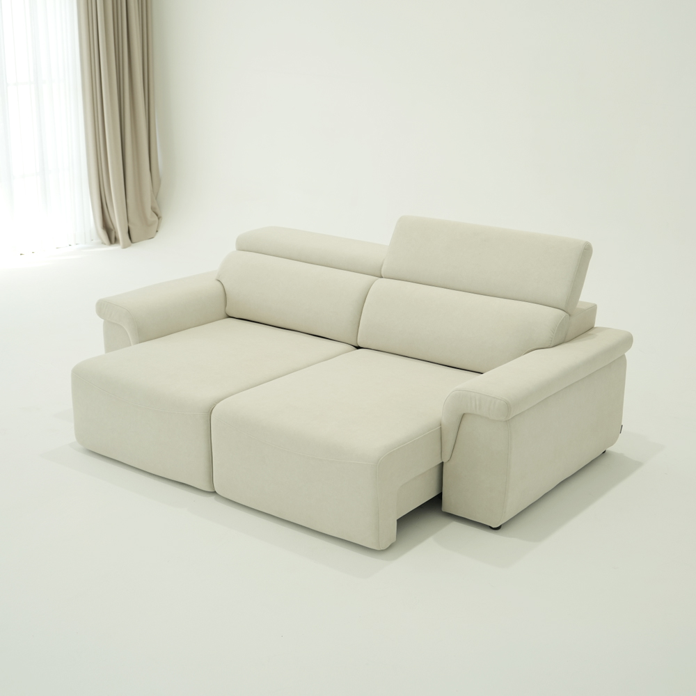 폴로까사 로한 전동 슬라이딩 모션 무빙 리클라이너 조야 3인 소파