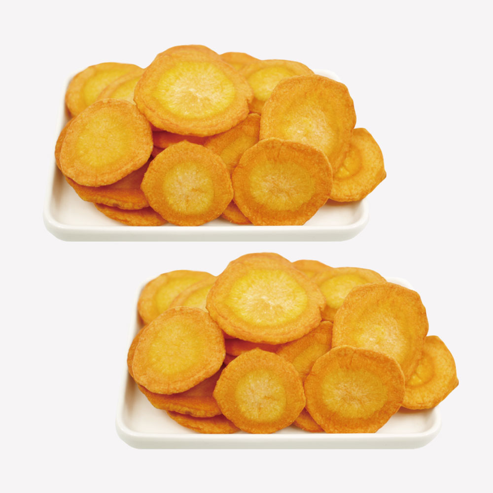 국내산 나도 당근 강아지 야채 간식 저온건조 건강식 애견 영양 간식 당근, 50g, 2개 - 상품 이미지
