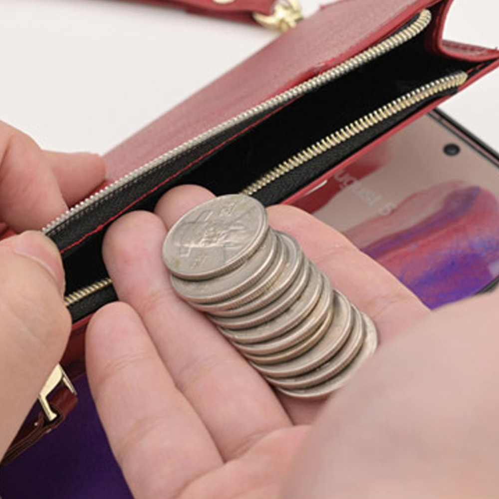 켄트 지갑 케이스 레드, 갤럭시 노트10 플러스 - 상세 이미지 2