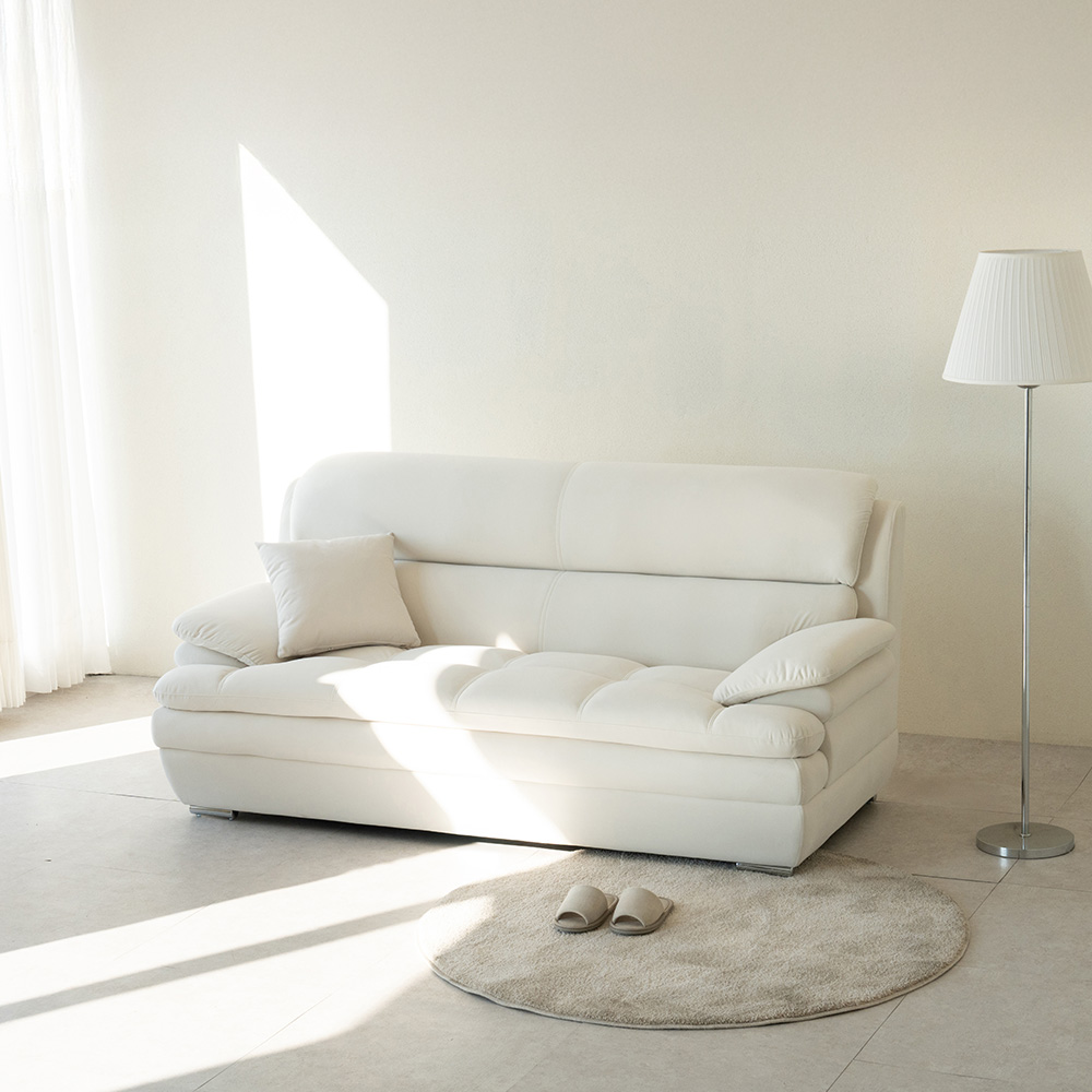 이노센트 소나타 3인 패브릭소파 아이보리 아쿠아텍스 i105338