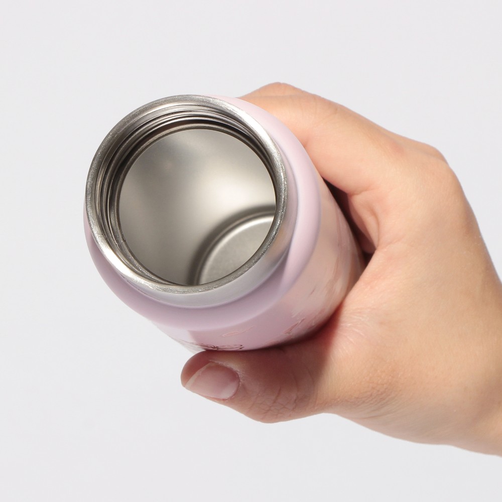 일본 스타벅스 2025 벚꽃 한정 스테인레스 스틸 병 페일 핑크 그라데이션 355ml - 상세 이미지 4