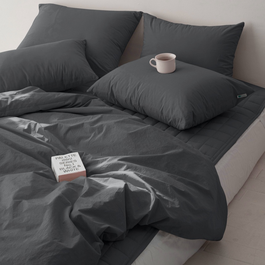 60수 순면 호텔식 무봉제 차렵이불 먼지없는 알러지케어 사계절 이불 단품 슈퍼싱글