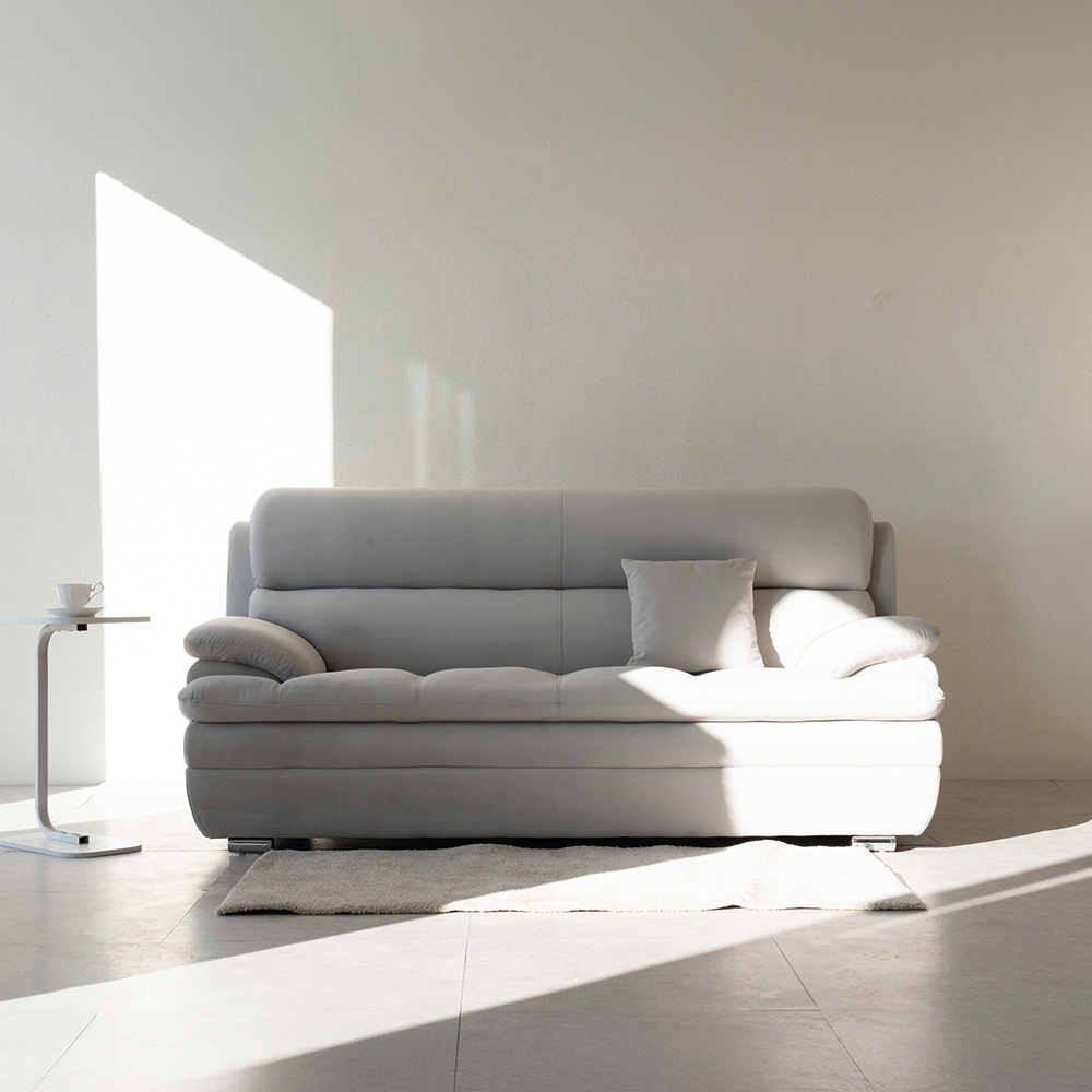 이노센트 소나타 3인 패브릭소파 라이트그레이 아쿠아텍스 i105338