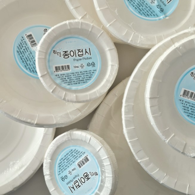 친환경 종이접시 10cm 10매입 - 상세 이미지 4