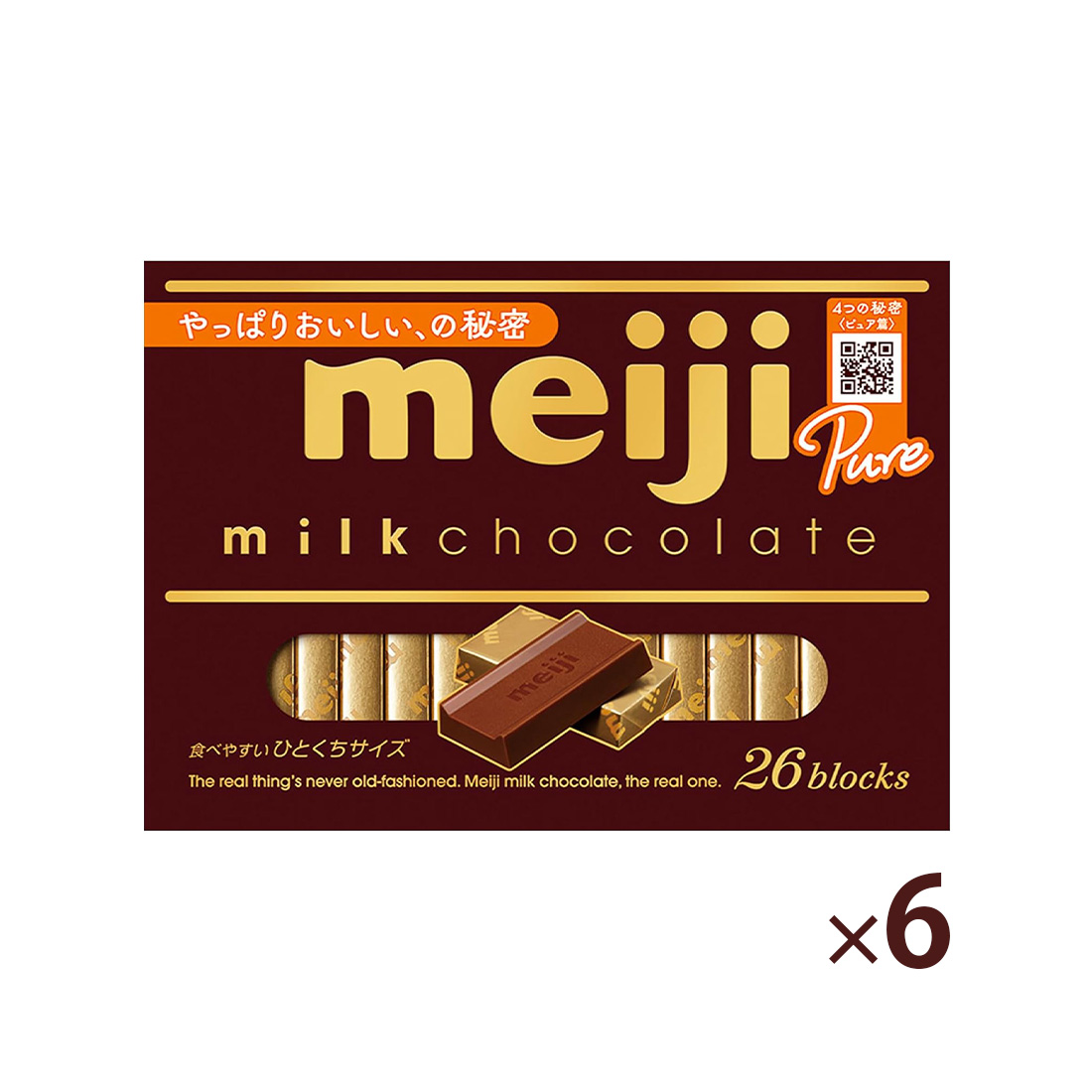 메이지 밀크 초콜릿 박스 120g 6개세트
