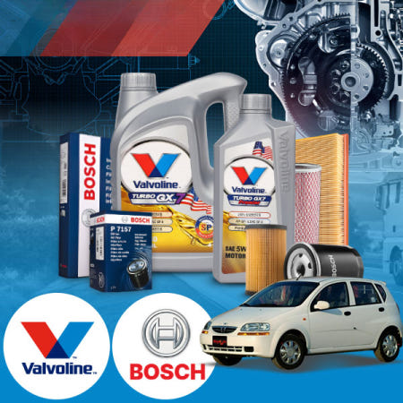 [자체제작]카샤 칼로스 1.5 가솔린 발보린 터보 GX7 5W30 엔진오일필터세트 4L iter