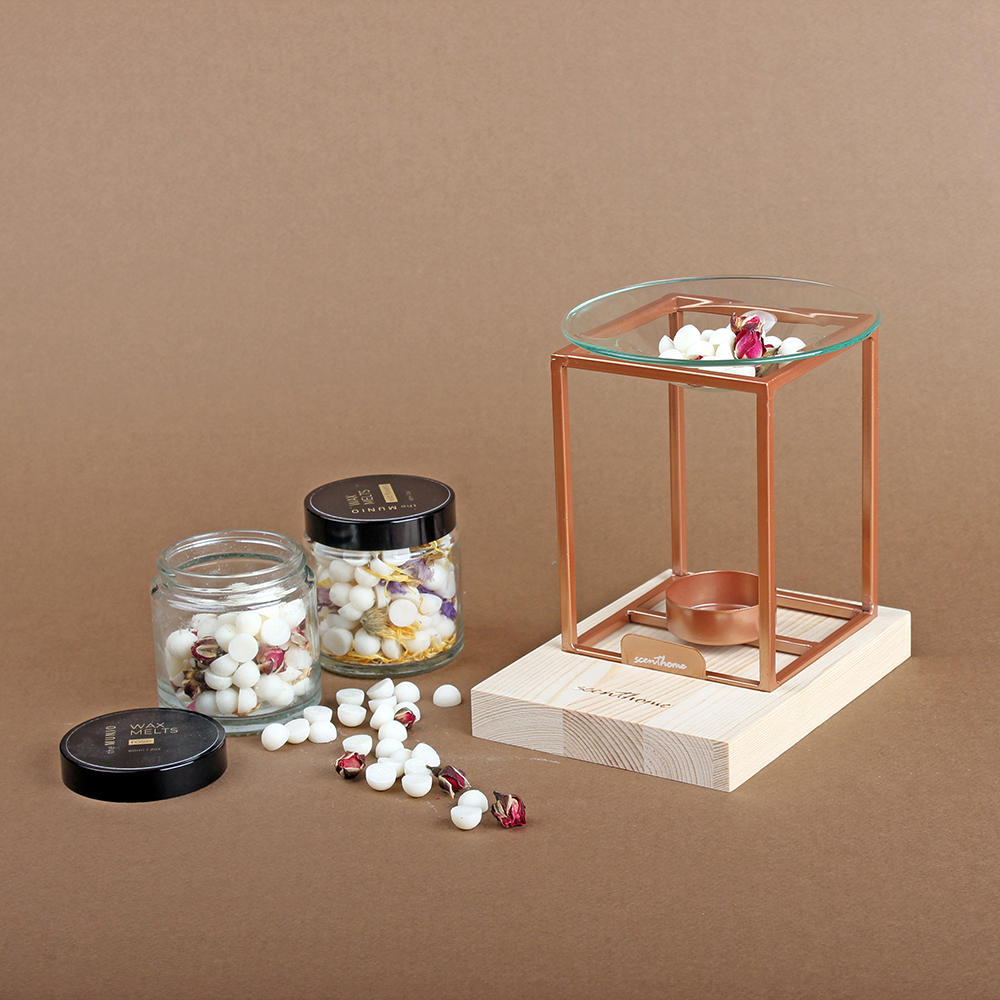 무니오 캔들 소이왁스 멜츠 미니 60g + 워머 세트