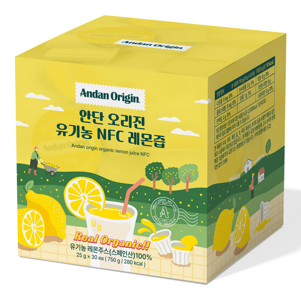 NFC 유기농레몬즙 레몬수 원액 레몬물 베이스 주스 30포, 2개