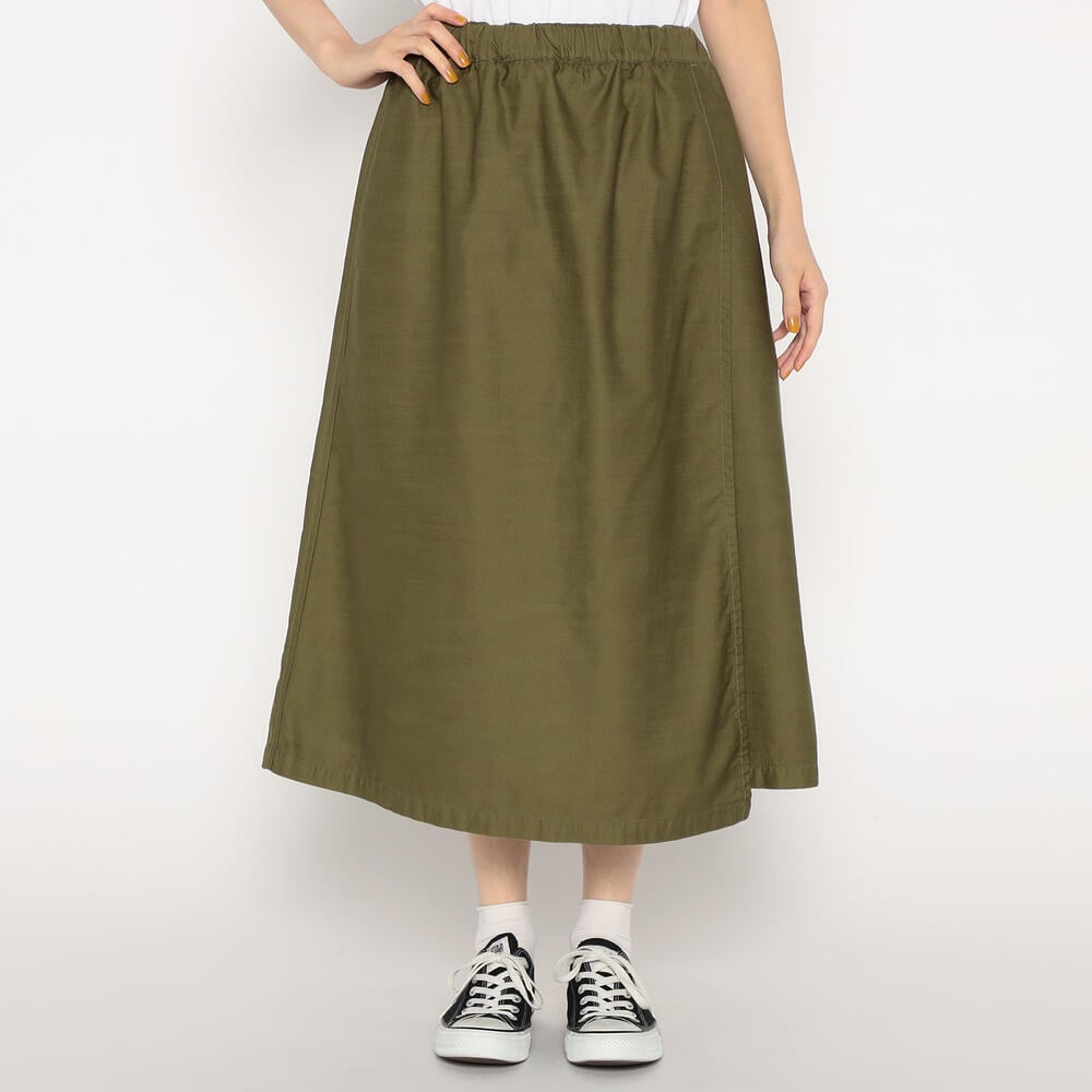 단톤 스커트 COTTTON BACK SATEEN WRAP 25SS DNB251L202-0006 여성 캐쥬얼 치마 - 상세 이미지 5