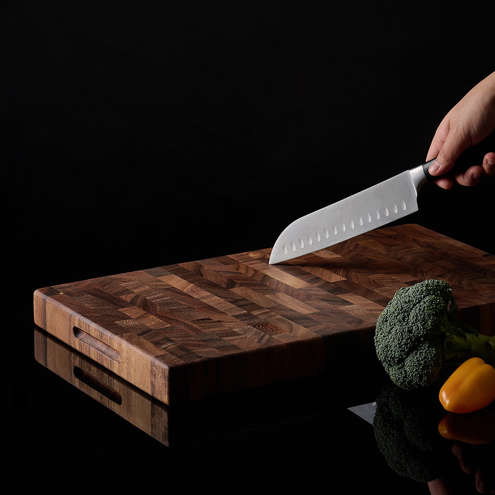 에비히슈테른 나무 원목 플레이팅 엔드그레인 도마 특대 48cm