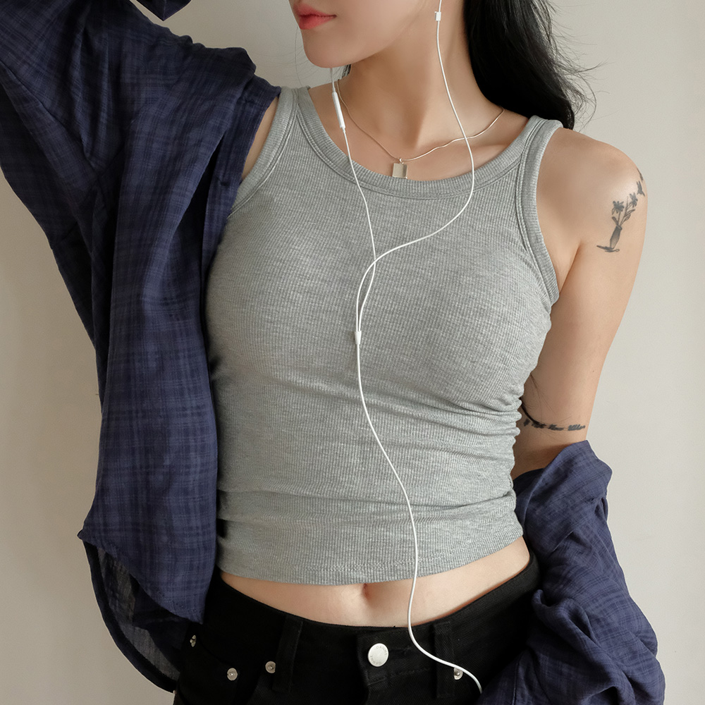 뷰랩 캡내장 노브라 사계절 여성 이너 나시 8종 모음 - 상세 이미지 2
