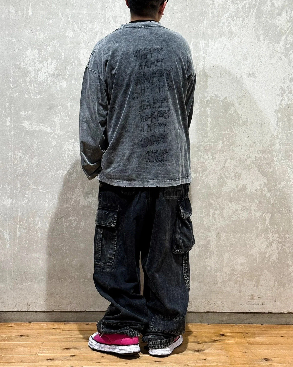 메종 미하라 야스히로 블리치 롱 슬리브 티셔츠 A14LT621 2컬러 - 상세 이미지 4