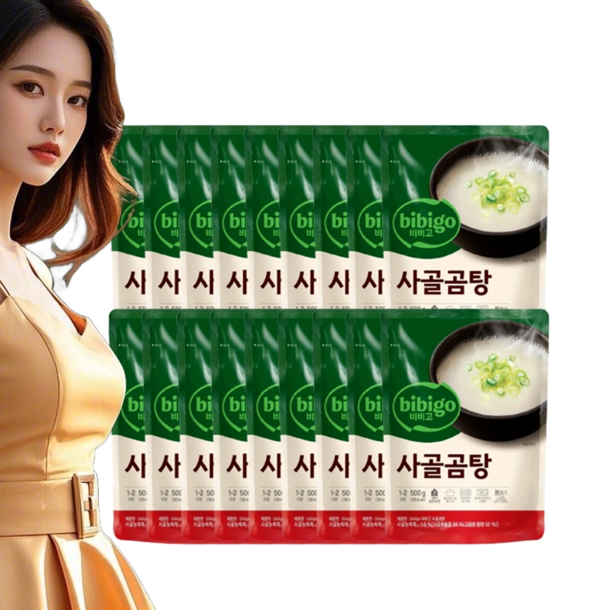 비비고 사골곰탕 500g 18개 - 메인 이미지