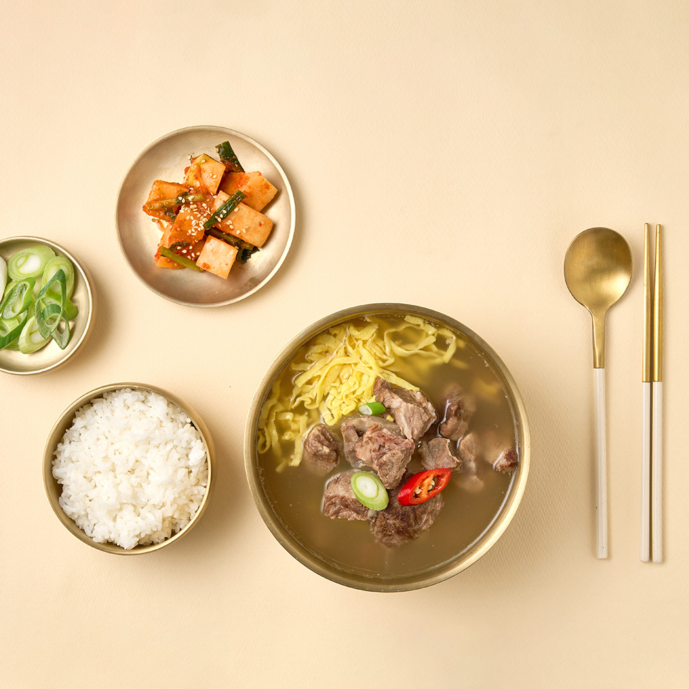 굿스푼 수비드 뼈없는 순살 갈비탕 500g 3팩 부드러운 살코기 속풀이 해장용 즉석국 레토르트 - 상세 이미지 5