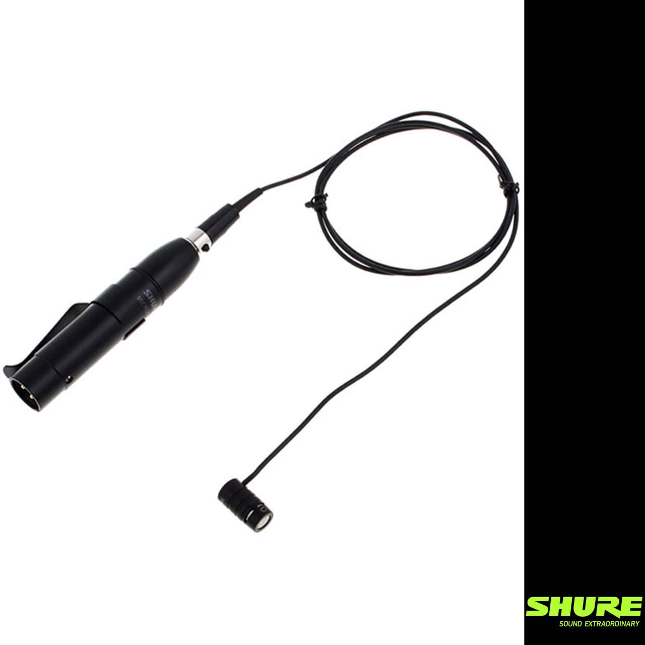SHURE MX185 슈어 단일지향성 핀마이크 프리앰프 내장