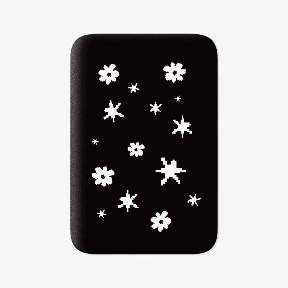 맥세이프 보조배터리 충전 5000mAh 플라워 스파클 - 상품 이미지