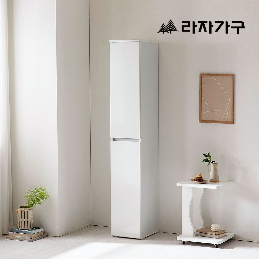 라자가구 리에트 키큰 틈새 주방수납장 슬림 다용도 그릇장 선반 수납장 300 - 메인 이미지