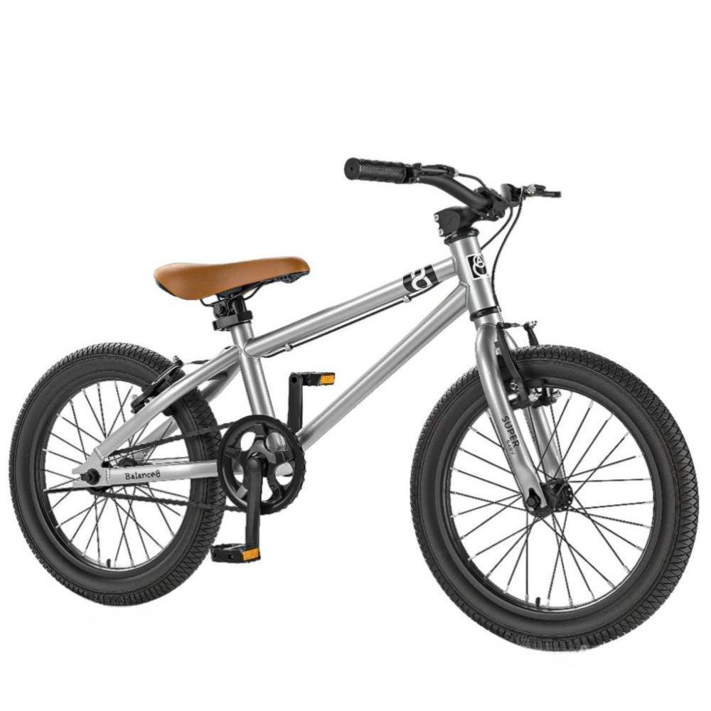 BMX 바이크 묘기자전거 입문용 스턴트 익스트림 실버(V브레이크) 20인치 - 상품 이미지
