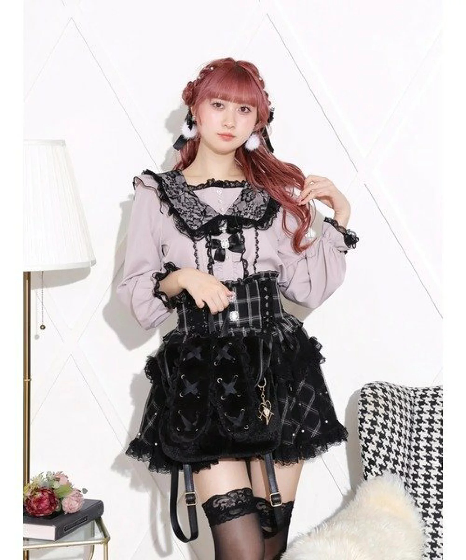 노에미 NOEMIE 토끼 귀 레이스업 퍼 여성 백팩 토트백 가방 3컬러 이미지 7
