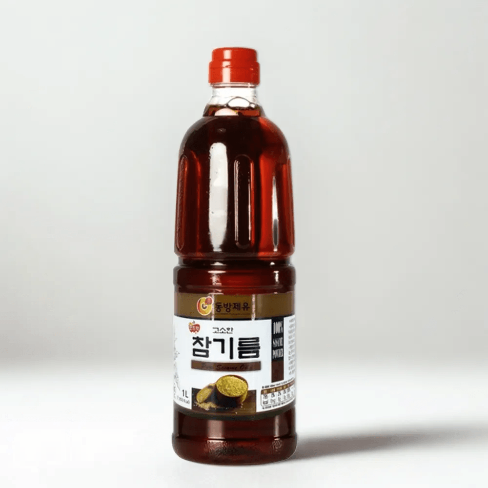 맛뜨락 고소한 참기름 1L수입산(볶음참깨가루), 1L, 1개 : 앙쥬마인