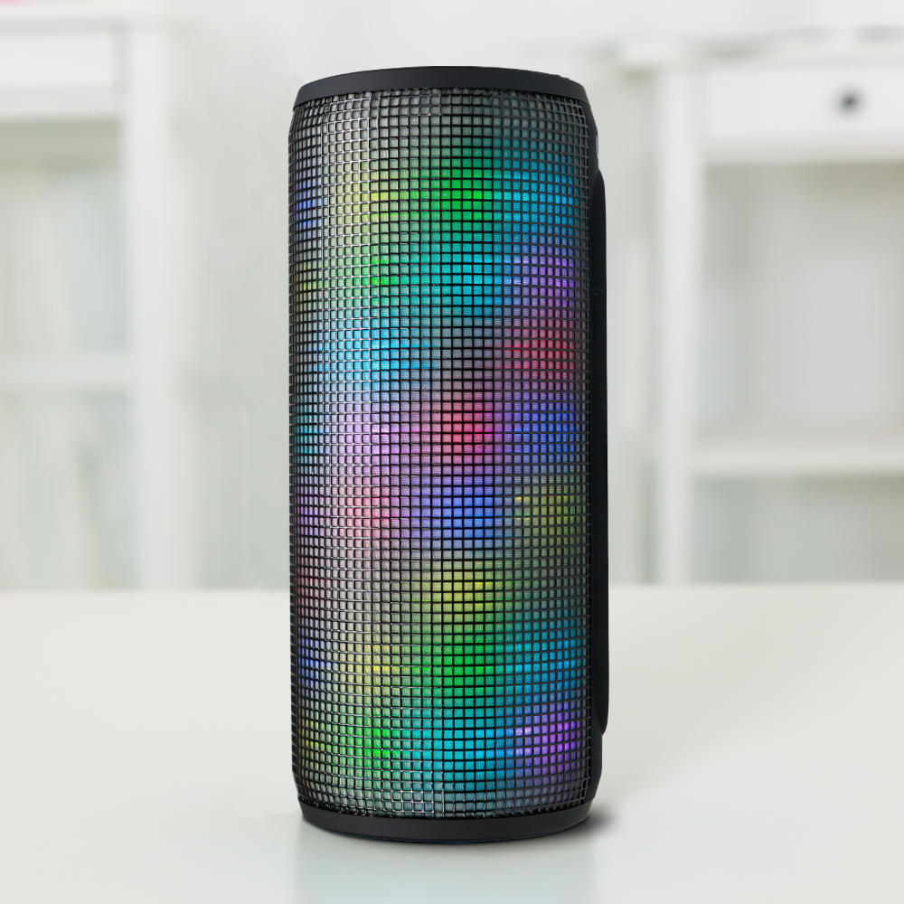 레토 블루투스 스피커 V5.3 LED 무드등 8W 우퍼 스테레오 이미지 8