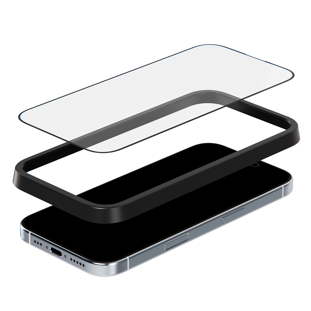 아이엠듀 풀커버 강화유리 액정보호필름 보호 필름 아이폰15, 2매입