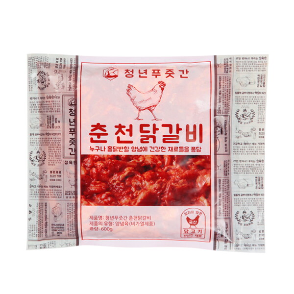 [CJ이츠웰] 볶음용 양념 닭갈비 600g x 1 (춘천직송) / 무료배송 : 롯데아이몰