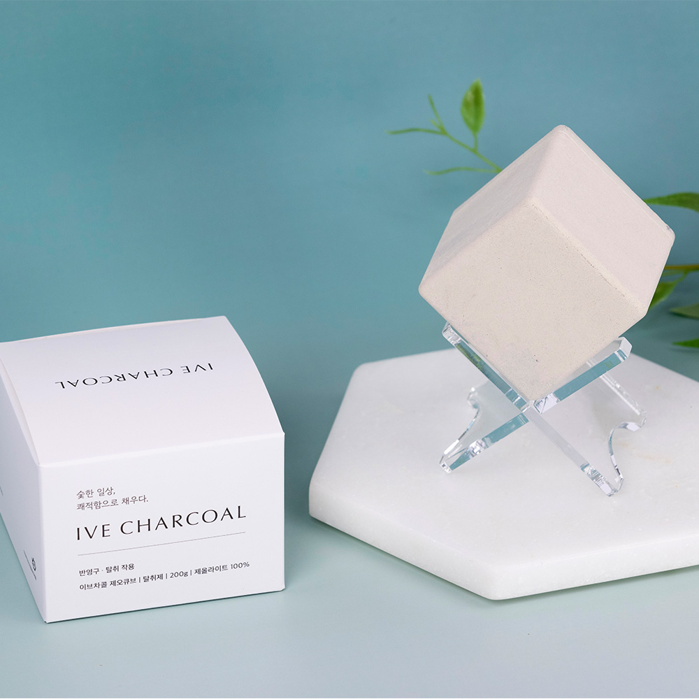 [구매할인] 제오큐브Level3 제올라이트 베이크아웃 새집증후군 제거 탈취제 습기제거 2개, 1개