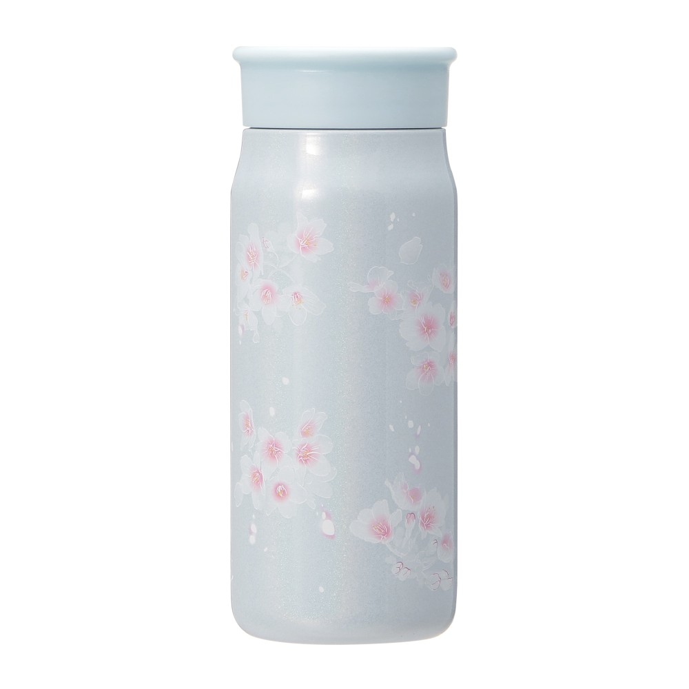 일본 스타벅스 2025 벚꽃 한정 스테인레스 스틸 병 페일 블루 355ml - 상세 이미지 2