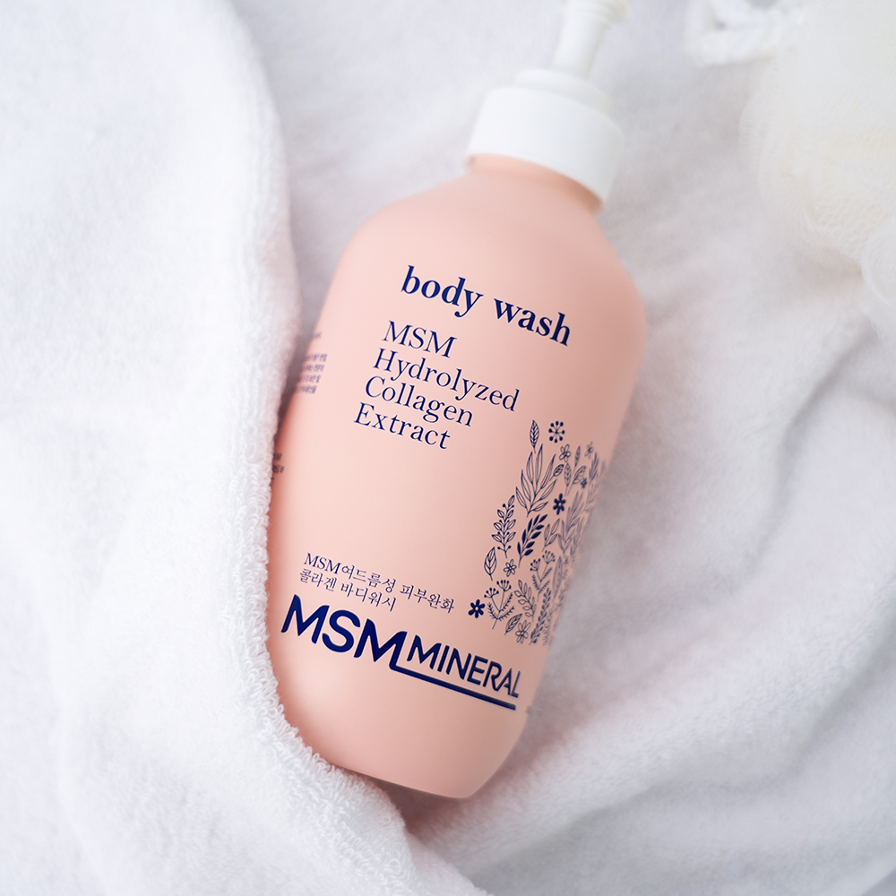 미스미네랄 MSM 바디워시 500ml 콜라겐 여드름성 피부완화 저자극 바디클렌저 - 상세 이미지 2