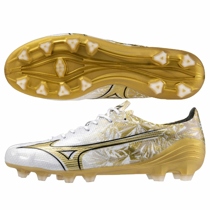 미즈노 MIZUNO 알파 엘리트 AG 인조잔디 축구화 P1GA246350 골드 - 상세 이미지 2