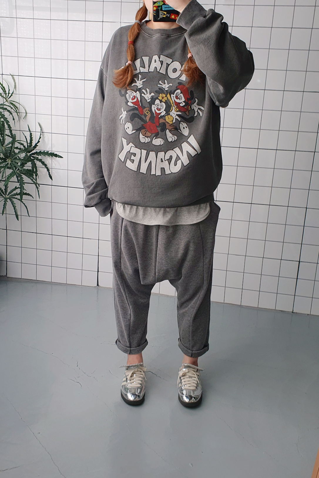 (무배) 자체제작 망고땡 배기 바지 - 상세 이미지 2