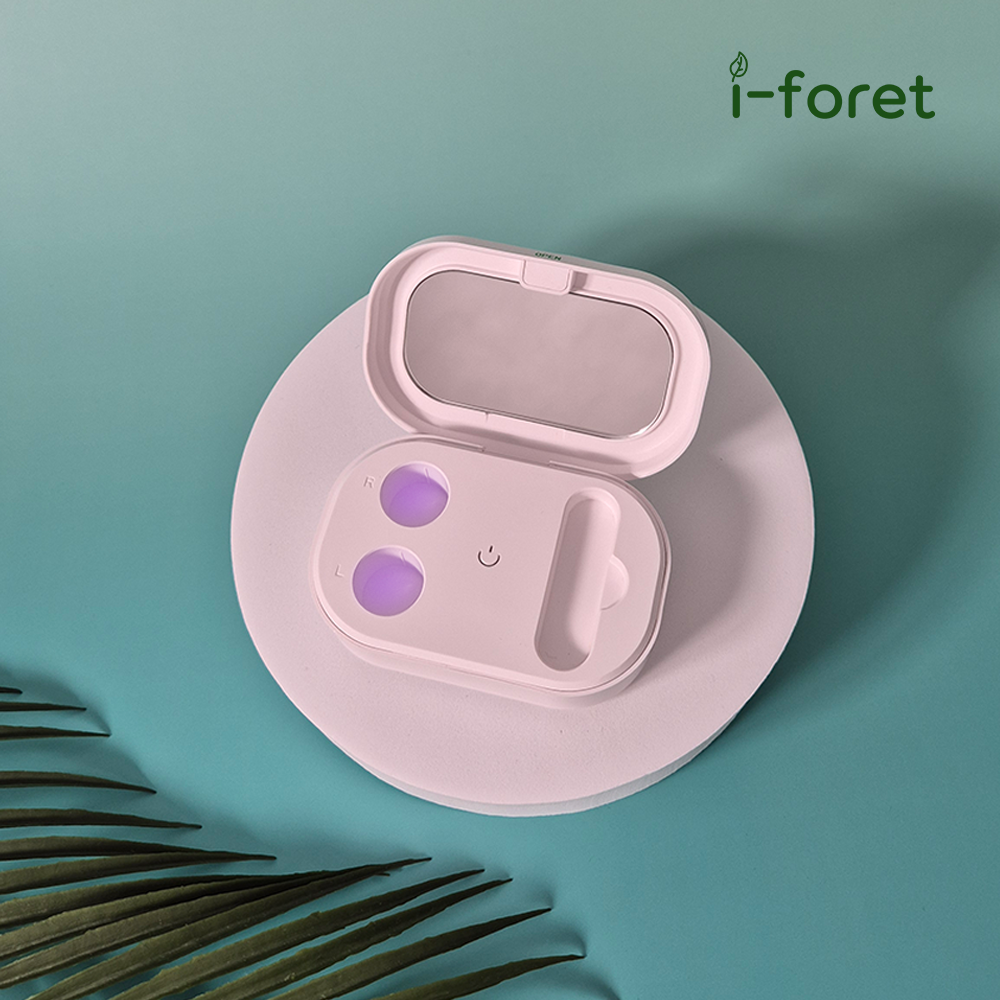 아이포레 UV 초음파 렌즈세척기 UV살균세척 하드 드림 콘택트렌즈 제품 이미지