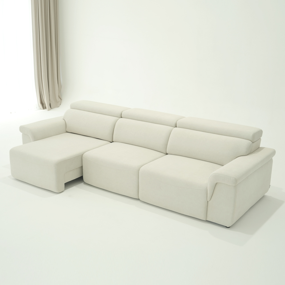 폴로까사 로한 전동 슬라이딩 모션 무빙 리클라이너 조야 4인 소파