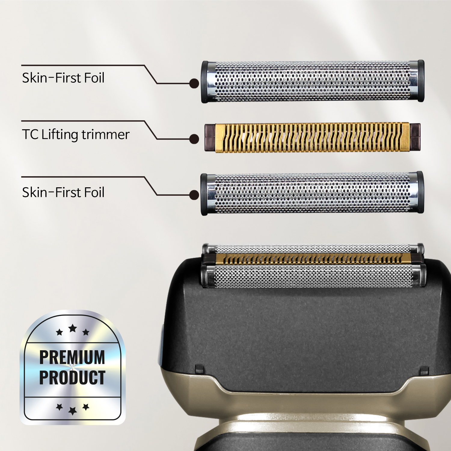 조아스 고급형 전기면도기 티타늄코팅 3중날 JS-7000 생활방수 청소년면도기