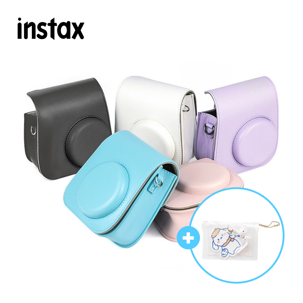 ⏰인스탁스 미니11 전용 가죽 케이스(스트랩 포함) / Mini11 가방