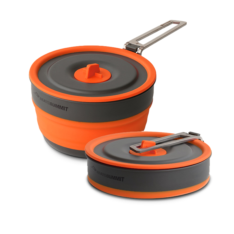 씨투써밋 프론티어 팟 1L 접이식 코펠 캠핑 백패킹 경량 냄비 접이식 폴딩