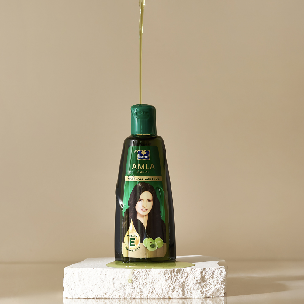 파라슈트 암라 코코넛 헤어 오일 200ml 모발 강화 대용량 비타민 E 수분공급 영양 흰머리 비듬 머리빠짐