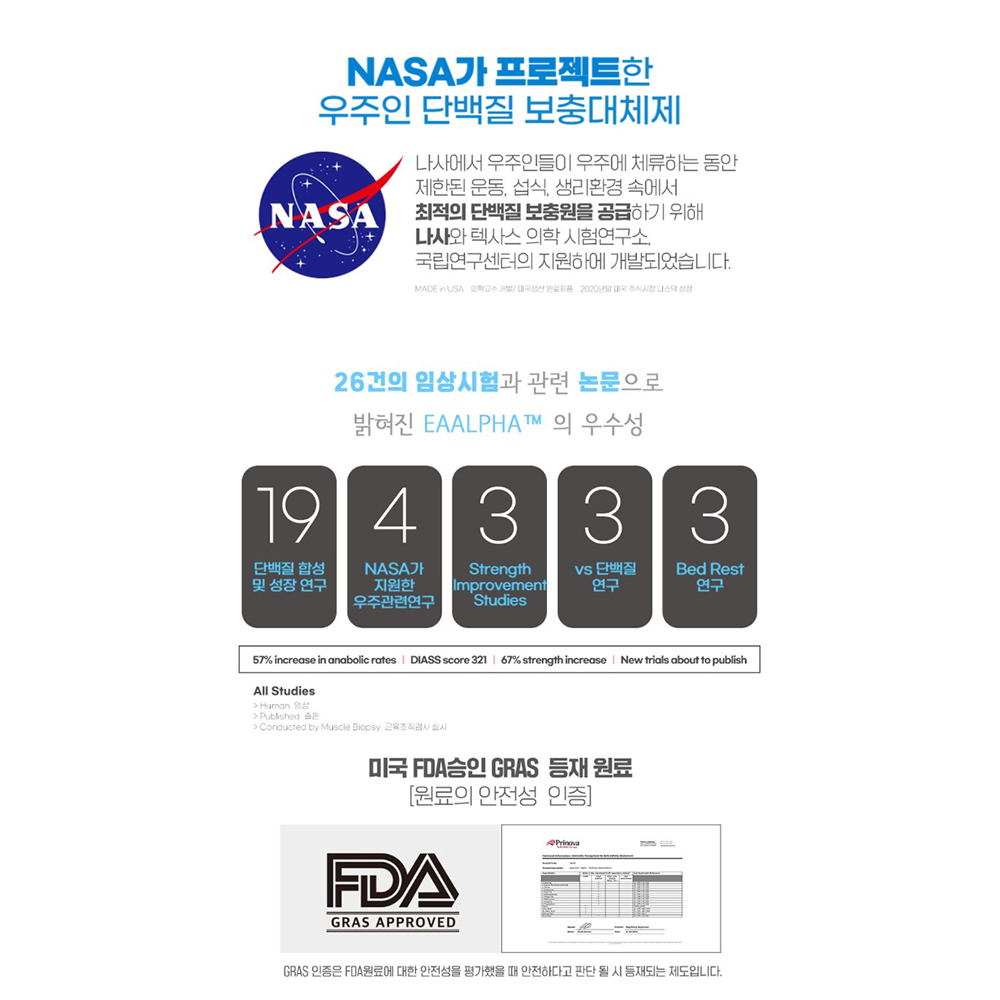 식물성 아미노밸런스 EAAlpha 필수아미노산 10종 3,600mg 56일분(두달) - 상세 이미지 3
