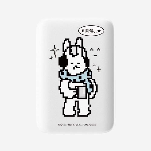 맥세이프 보조배터리 5000mAh 아이폰 MZ 토끼 - 상세 이미지 2
