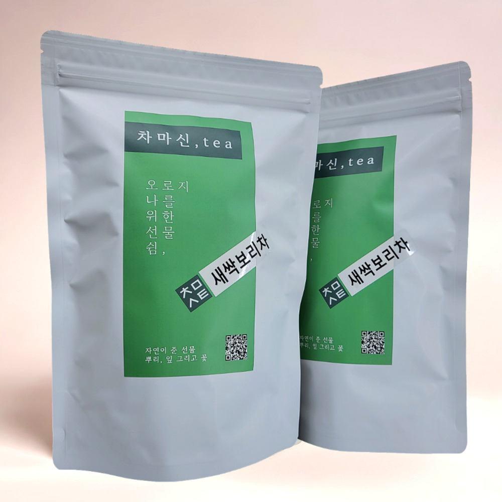 1+1 국산 새싹보리차 50티백x2개 카페인없는 마시는 차