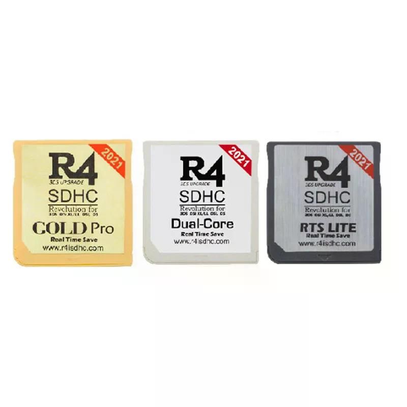 R4 칩 골드 프로 SDHC DS/3DS/2DS/ Revolution 카트리지 USB 어댑터 포함 Gold - 상세 이미지 5