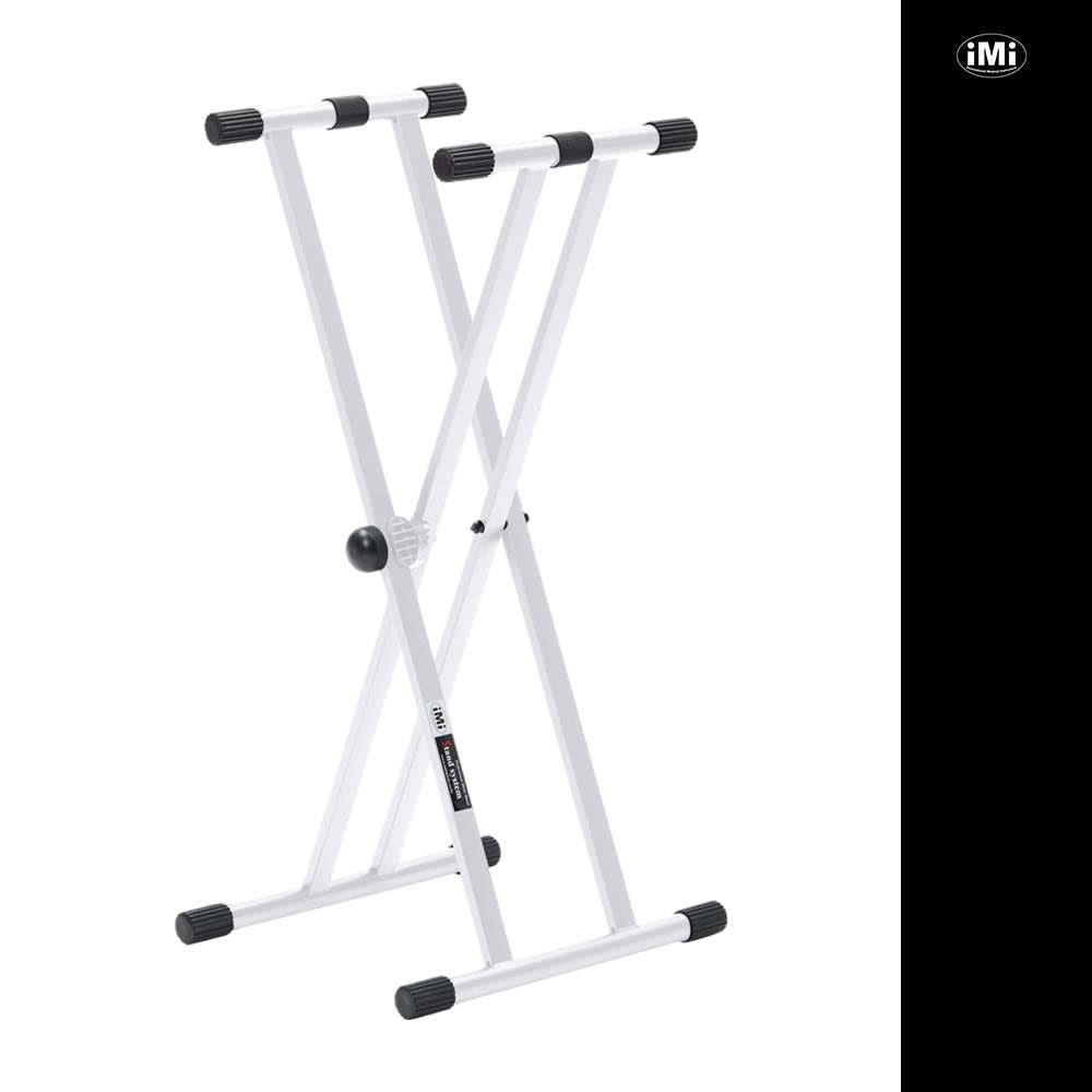 건반거치대 디지털 키보드 받침대 접이식 피아노 스탠드 화이트 IMI KASS-800W - 상품 이미지