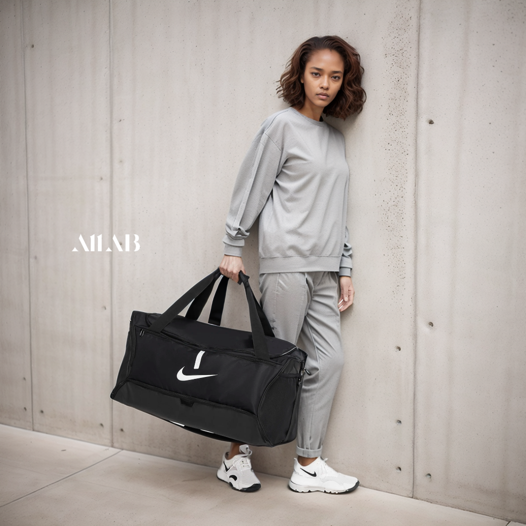 [오늘출발] 나이키 더플백 운동 헬스 스포츠 축구 가방 팀 장비 더블백 운동 망치가방 L, 블랙(아카데미팀)