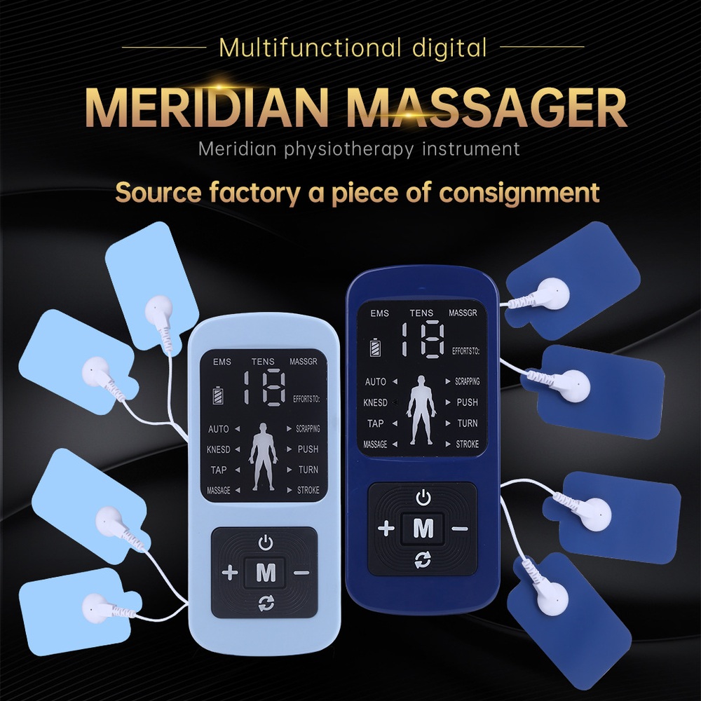 메리디안 EMS 디지털 경락 마사지기 듀얼 마사지기 다용도 펄스마사지 - 상세 이미지 4