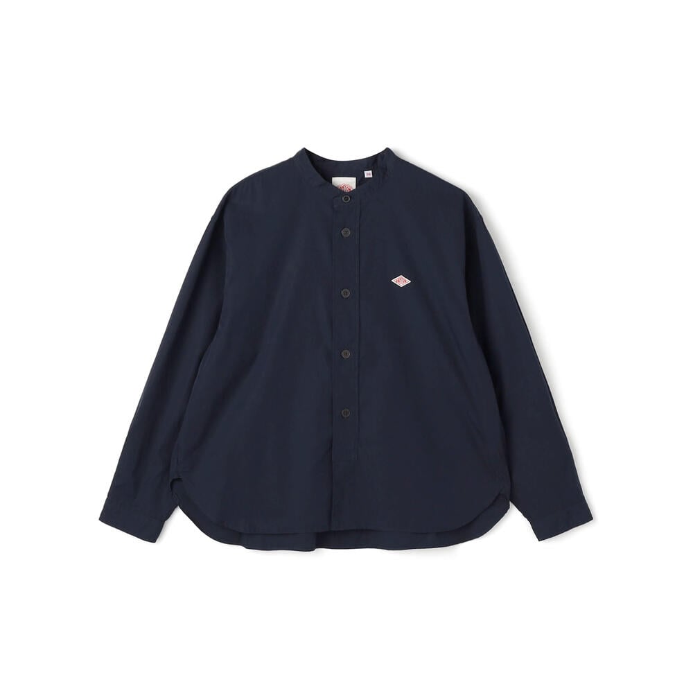 단톤 셔츠 코튼 포플린 밴드 칼라 25SS DNB251L104-0015 남녀공용 스트라이프 로고 - 상세 이미지 5