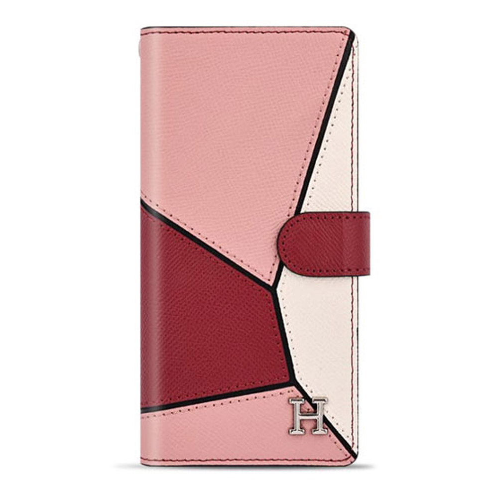 라콤 천연소가죽 지갑 케이스 레드핑크, 갤럭시S21 울트라 - 상세 이미지 3