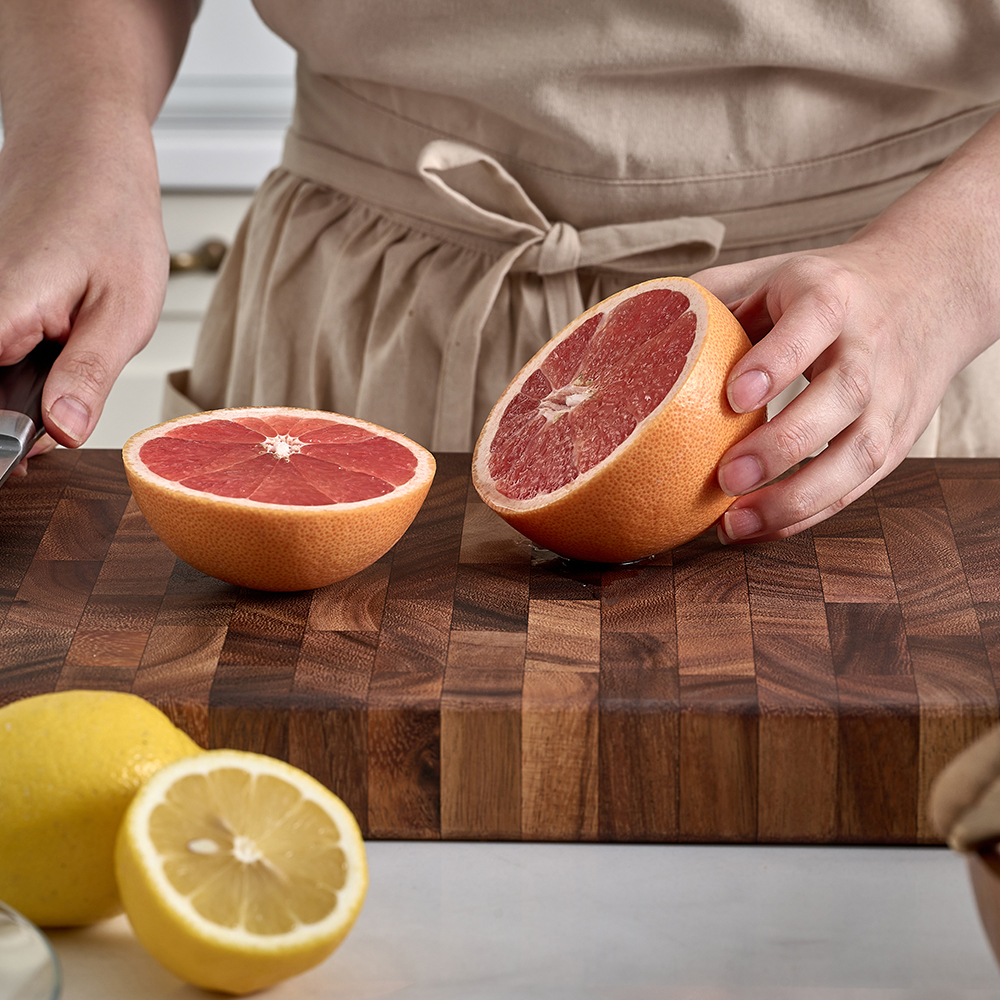 에비히슈테른 나무 원목 플레이팅 엔드그레인 도마 특대 48cm